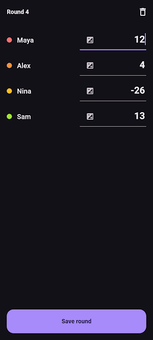 List Score: Score Keeper Screenshot 3