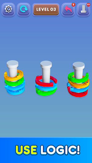 Horseshoe Sort - Puzzle Games Screenshot 1