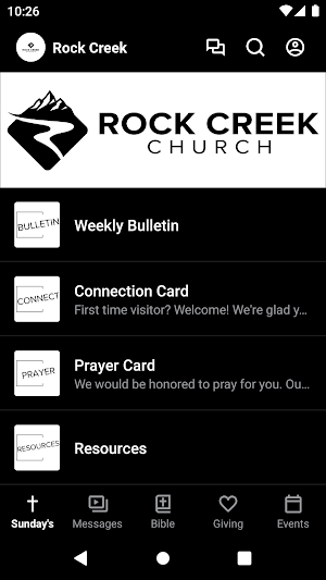 Rock Creek Church GA Screenshot 0