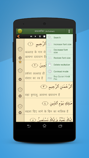 Quran Hindi (हिन्दी कुरान) Screenshot 2