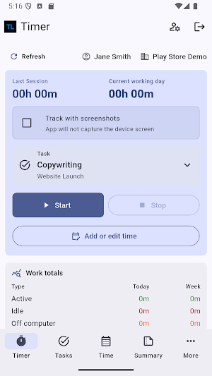 TeamLogger Screenshot 0