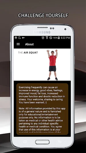 30 Day Air Squat Challenge Screenshot 2