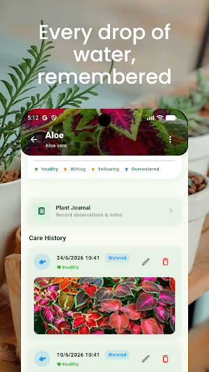 Plant Watering Log Screenshot 3