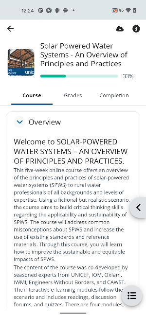 Global Water Center Learning Screenshot 1