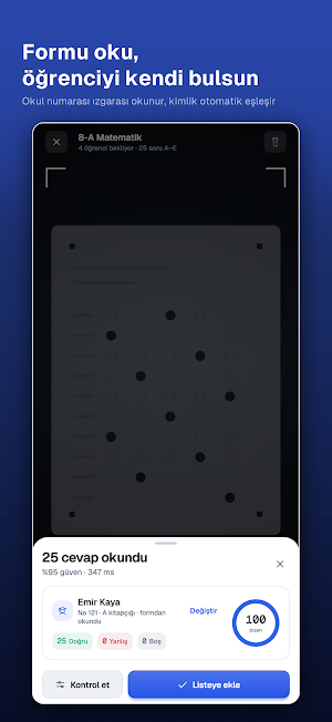 OptiRota: Optik Okuyucu Screenshot 1