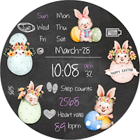 BFF17- Easter day Eggs & Bunny