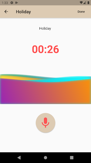 Simple audio note - recorder Screenshot 2
