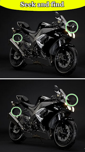 Spot Difference Kawasaki Ninja Screenshot 3