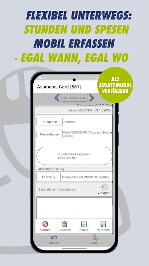 bau-mobil Mitarbeiter Screenshot 2