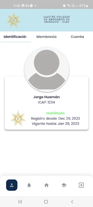 App ICAH Huánuco Screenshot 2