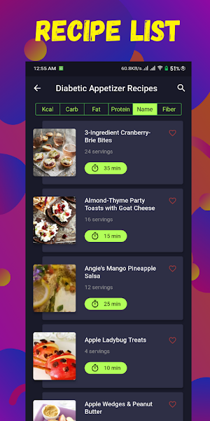 7 Day Diabetic Meal Plan & Diabetic Diet Recipes Screenshot 3