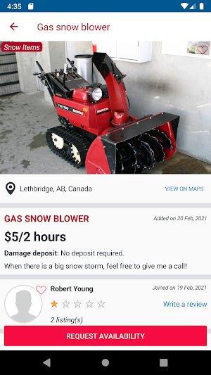 YouRent App Screenshot 1