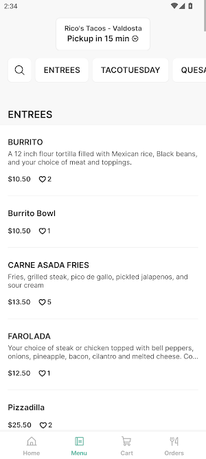 Rico's Tacos Screenshot 1