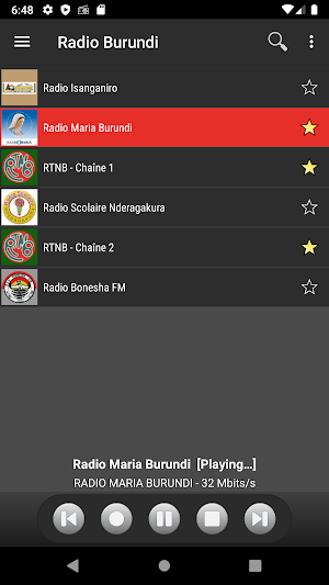 RADIO BURUNDI : Radios du Burundi  en direct Screenshot 1