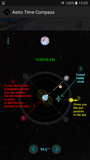 AstroTime Compass Screenshot 2
