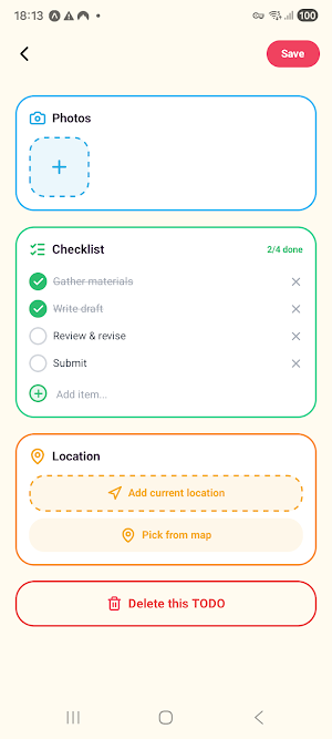 TodoBox Screenshot 3