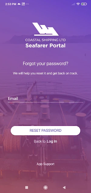 SeafarerPortal CoastalShipping Screenshot 1