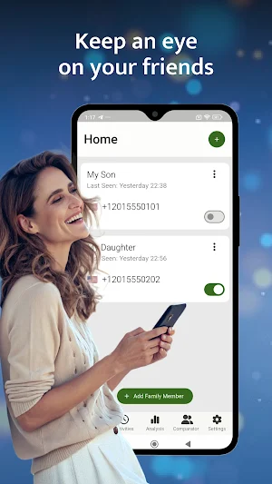 lmo: chat & call stats Screenshot 0