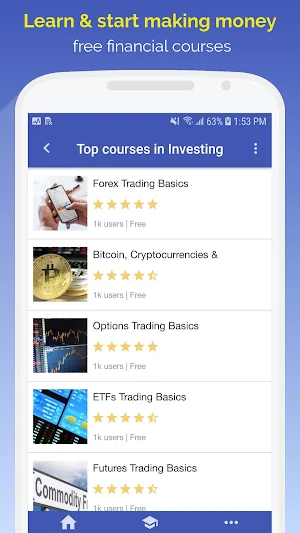 Finandemy - Learn to Invest in Stocks & Finance Screenshot 2