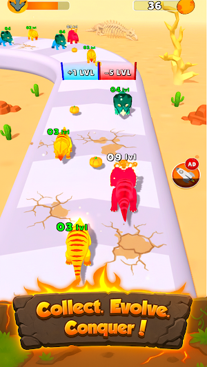 Dino Evolution : Merge Game Screenshot 0
