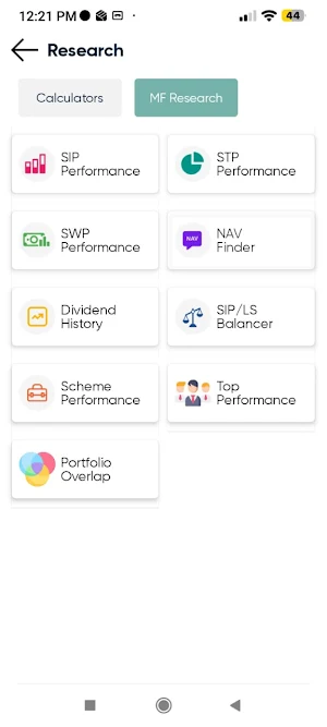 GC Partner-MFDs & IFAs Screenshot 2