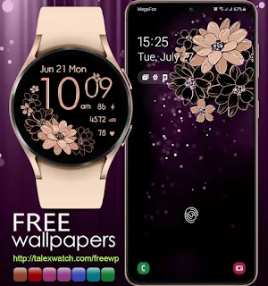 Golden Floral Watch Screenshot 3