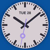 Railway Clock Watch Face