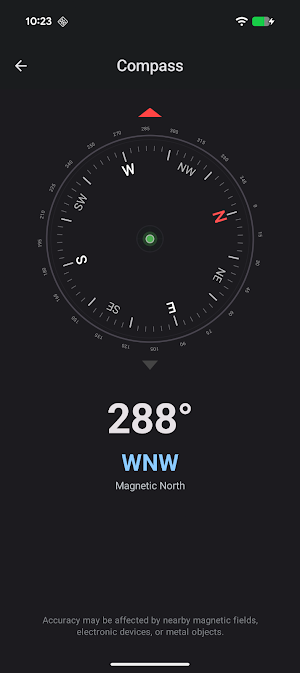 Sensor Monitor & Compass Screenshot 1