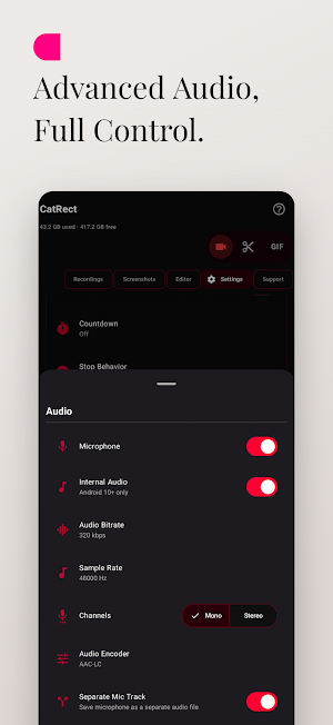CatRec - Screen Recorder Screenshot 2