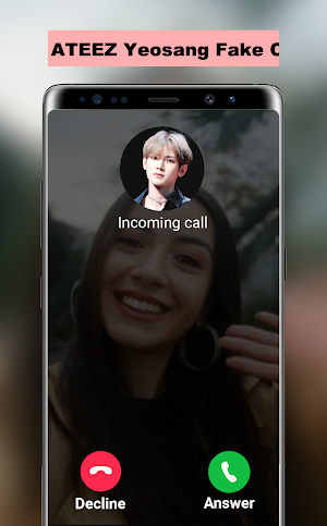 Yeosang Fake Call Screenshot 2