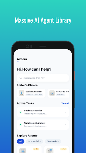 Aithora: AI Chat & Automation Screenshot 0