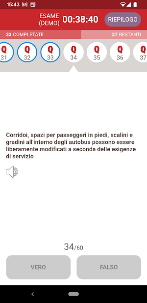 Quiz ispettore revisioni Screenshot 2