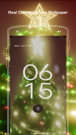 Real Christmas Live Wallpaper Screenshot 3