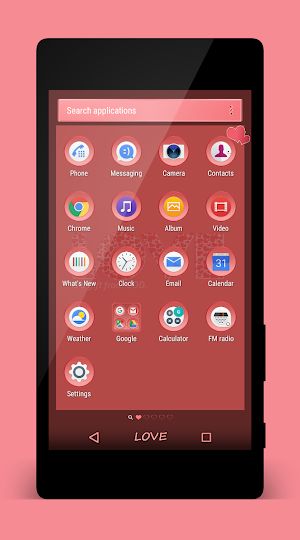 love | Xperia™ Theme Screenshot 1
