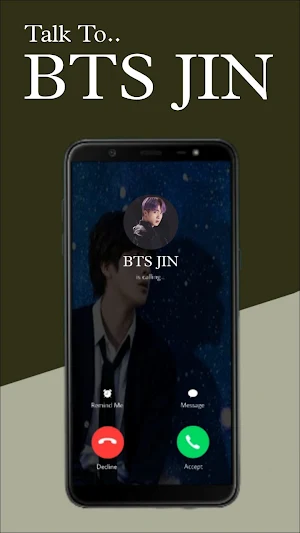 BTS Jin - Fake Video Call Screenshot 2