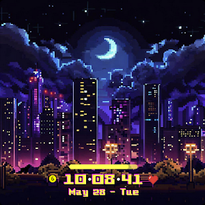 City Lights Watch Face Screenshot 2
