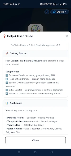 FinChit - Finance & Chit Fund Screenshot 1