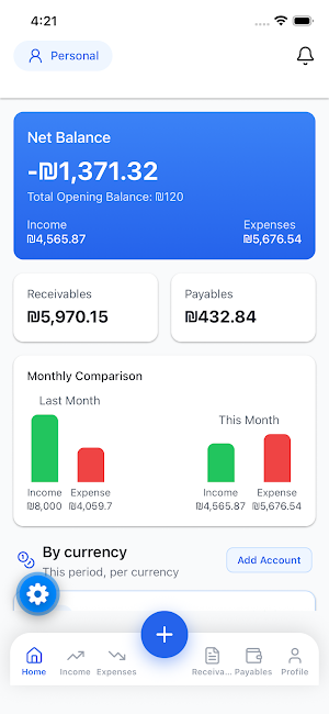 Calm Cash - Money Tracker Screenshot 2