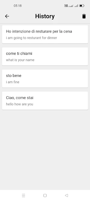 Italian To English Translator Screenshot 2