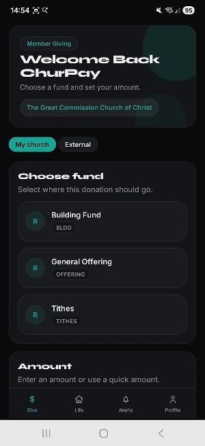 ChurPay Screenshot 3