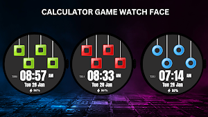 Calculator Game Watch Face Screenshot 2