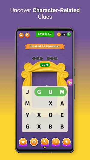 FRIENDS Word Search Screenshot 2
