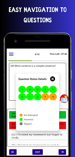 English grammar quiz Screenshot 3
