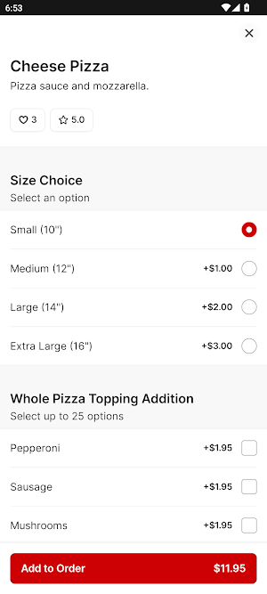Antonio's Pizza Pasta Wings Screenshot 3