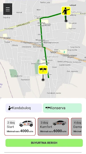 Akbarobod Taxi Screenshot 0