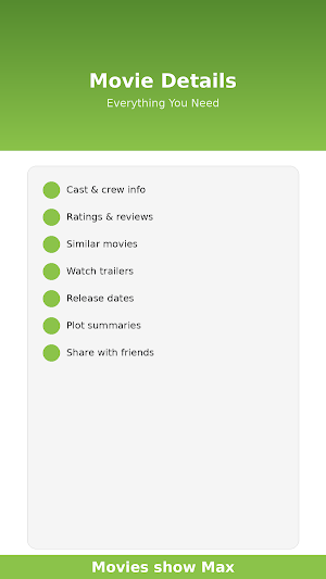 Movies show Max Screenshot 2