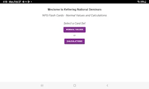 NPS Flash Cards Screenshot 0