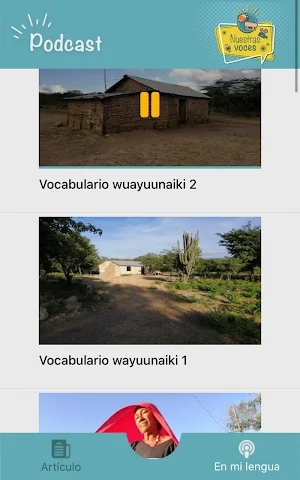 Nuestras voces Screenshot 1