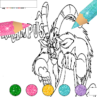Krampus Colouring Book Games