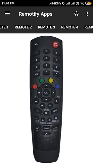 Den Remote Control (7 in 1) Screenshot 2